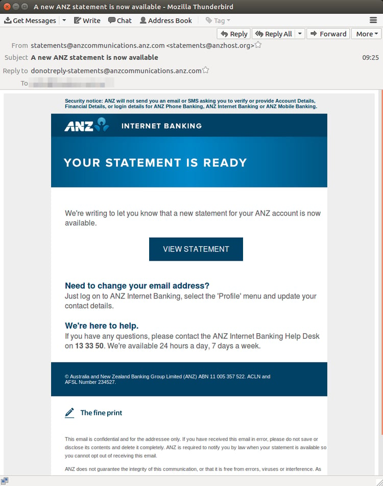 fake ANZ statement email 1 MailGuard July11.png