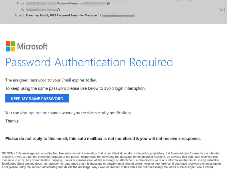 New App(s) Have Access To Your Microsoft Account Email Scam