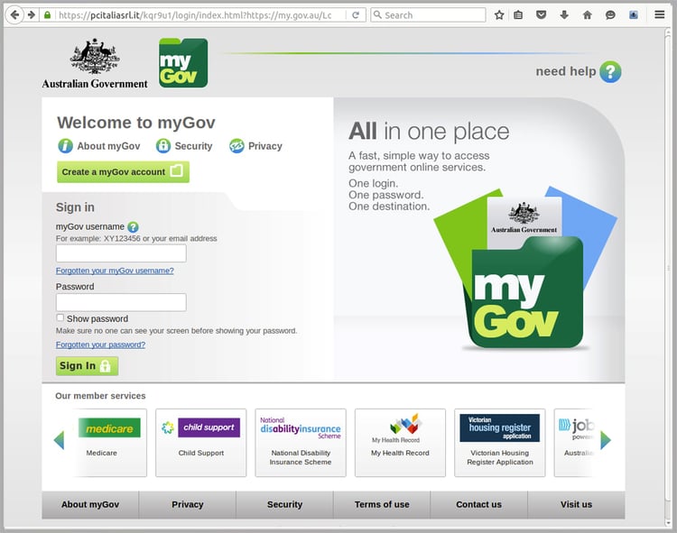 myGov website clone2 MailGuard.jpg