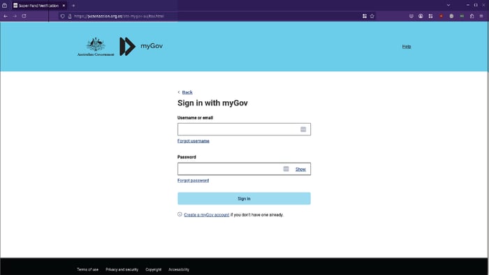 mygov-sign-in-details