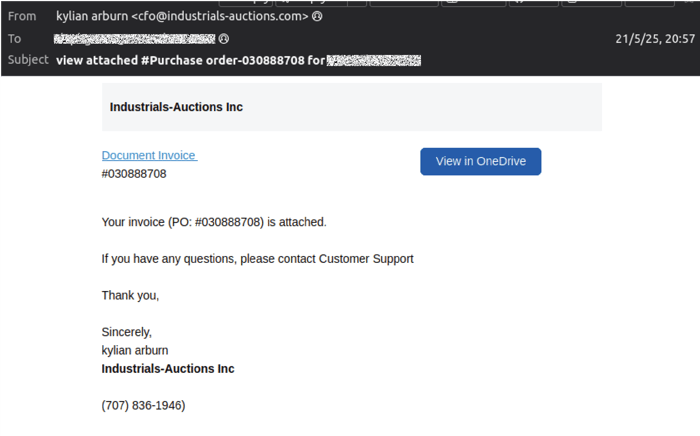 onedrive - email
