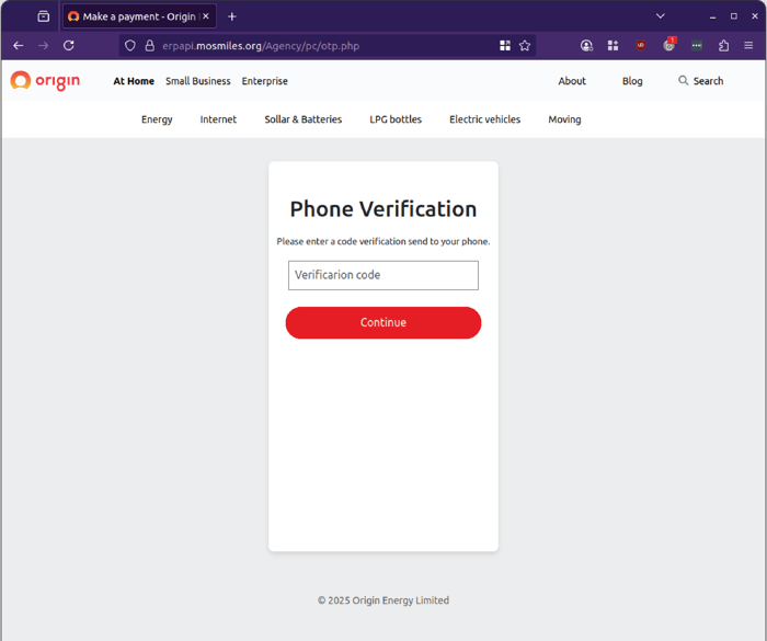 origin - 0725 - phish 4 - phone verif code