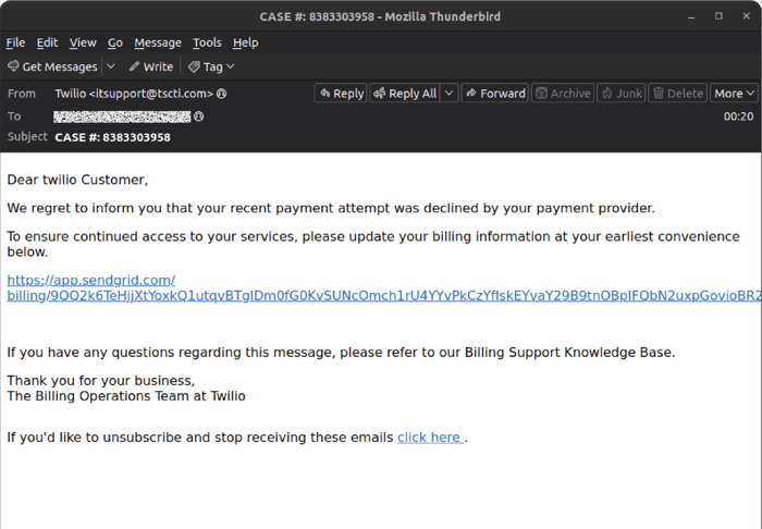 twilio - 0825 - email