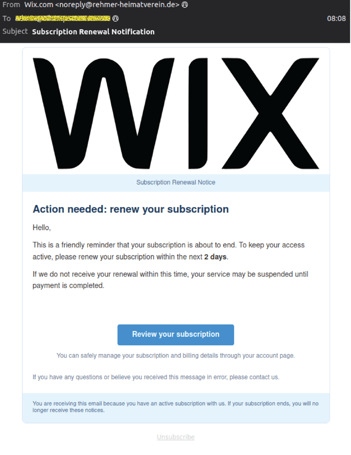wix - 1125 - email