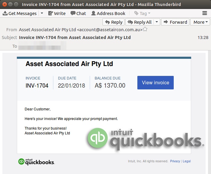 fake invoice scam don t click on javascript files