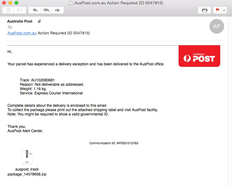 MailGuard_AusPost_Email_Scam_Screen_Shot_Scam_Delivering_Trojan_Malware_5_May_2016.jpg