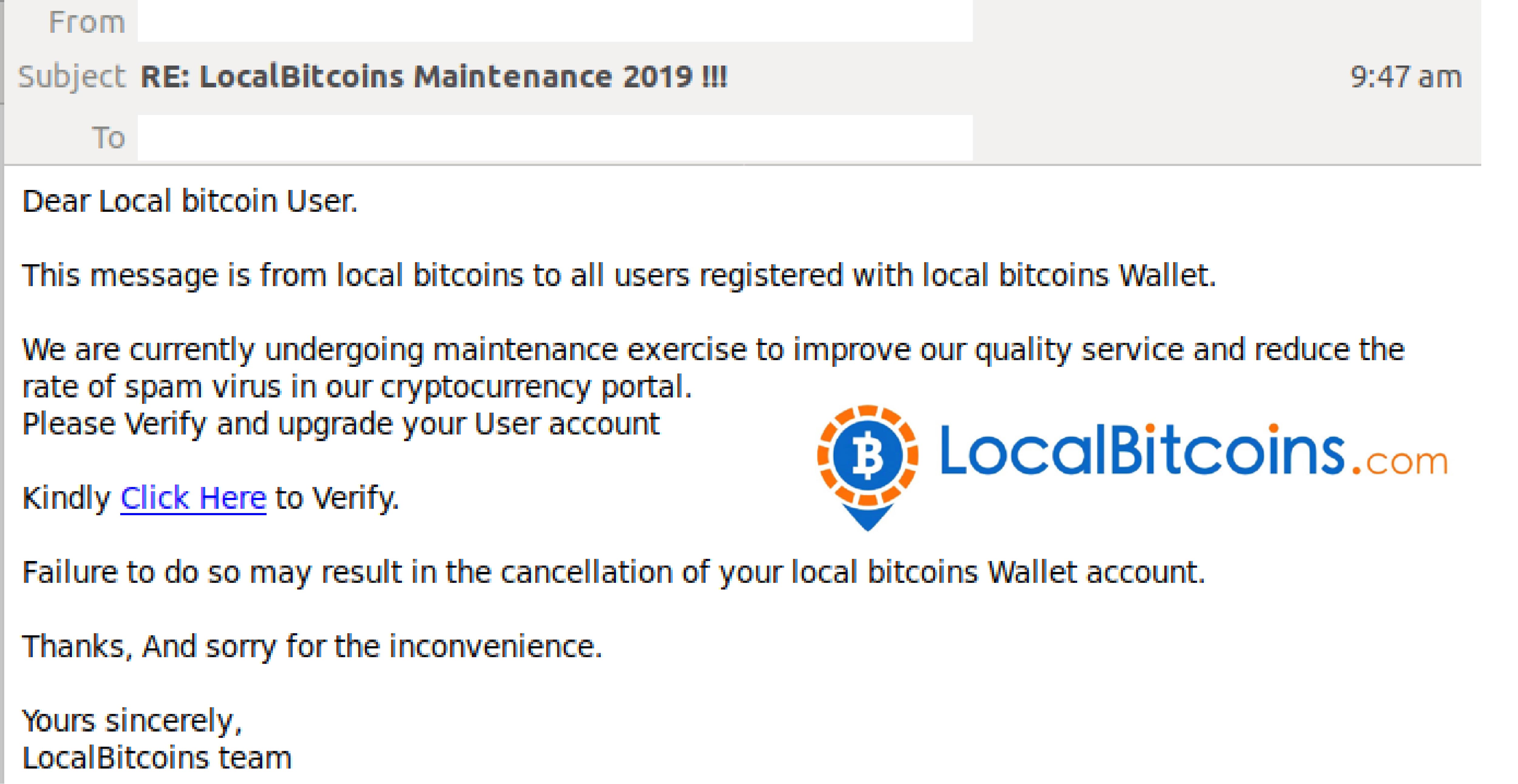 21 email bitcoin