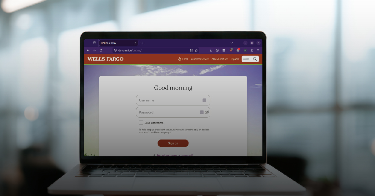 Wells Fargo Phishing Scam Seeks Banking, Email, and Identity Details